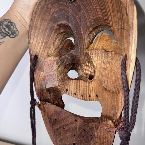 VTG‎ Real Human Face Size Korea Traditional Hahoe Mask Yangban Nobleman & Women - Picture 7 of 7